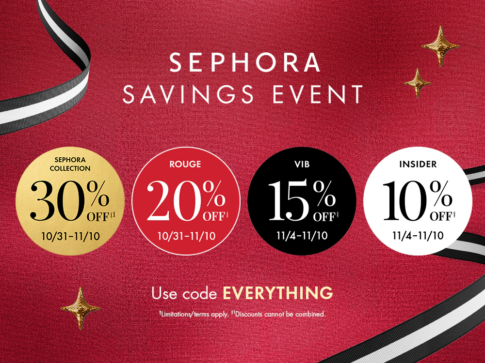 Sephora Holiday Savings Event 2025 - Brains and Bronzed